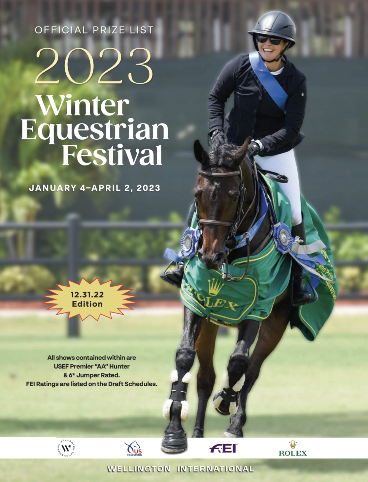 The 2023 Winter Equestrian Festival Schedule Of Events